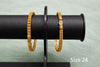 Bangles Gold Plated size 24 (24K) D27