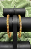 Bangles Gold Plated size 24 (24K) D28