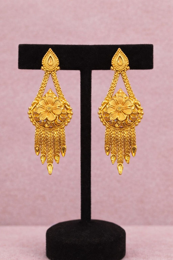 Gold Plated Earrings (24K) D41