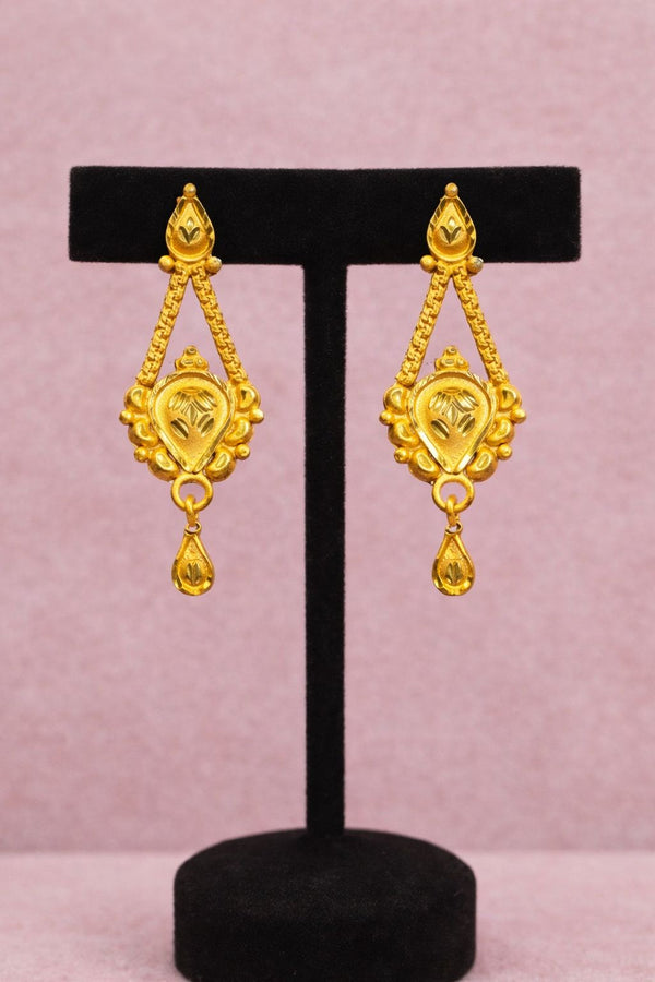 Gold Plated Earrings (24K) D42