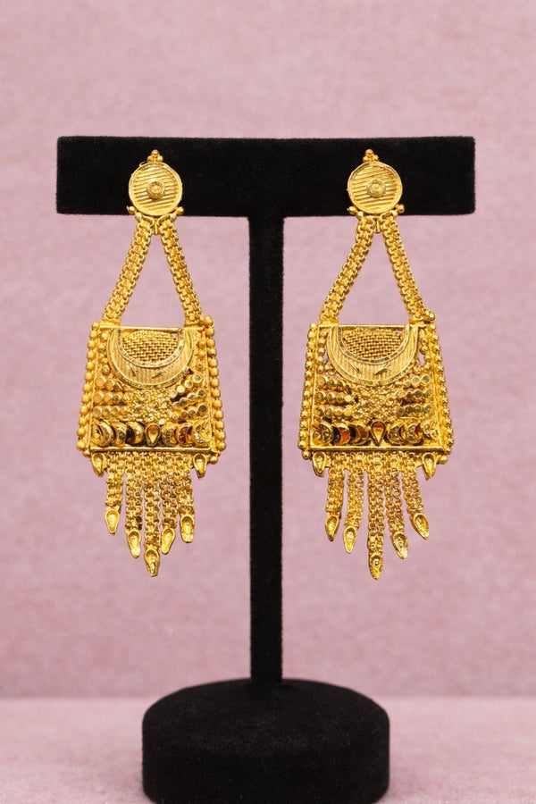 Gold Plated Earrings (24K) D43