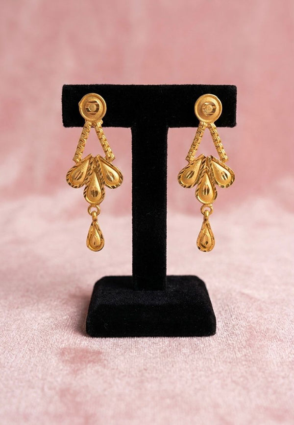 Gold Plated Earrings (24K) D47
