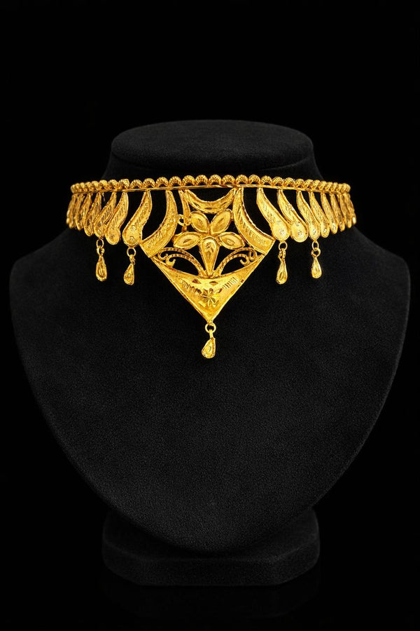 Crown Choker-( 24K Gold Plated ) D23