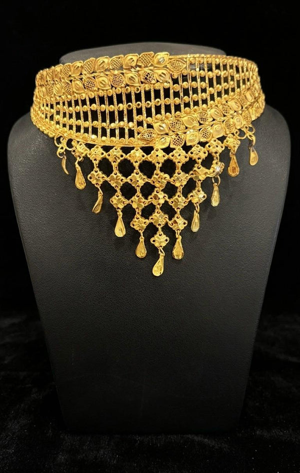 Crown Choker-( 24K Gold Plated ) D21