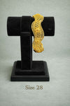 CHUR 24K GOLD PLATED SIZE 28 D41