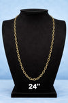 CHAIN 24(24K GOLD PLATED) D28
