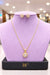 CHAIN PENDANT-18(24K Gold Plated) D29