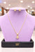 CHAIN PENDANT-18(24K Gold Plated) D30