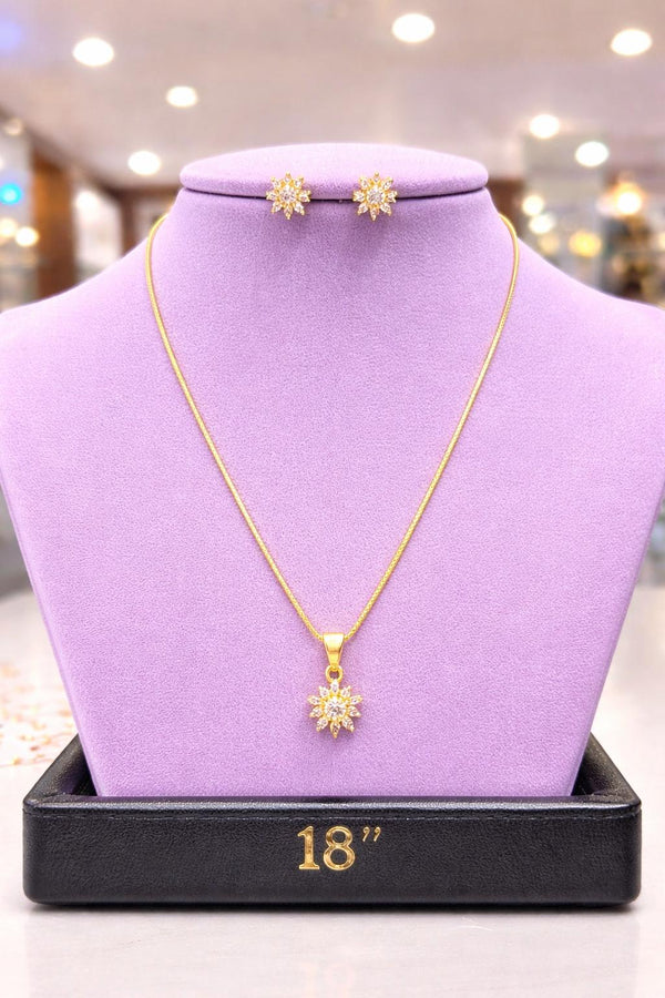 CHAIN PENDANT-18(24K Gold Plated) D31