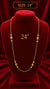 CHAIN 24(24K GOLD PLATED) D25