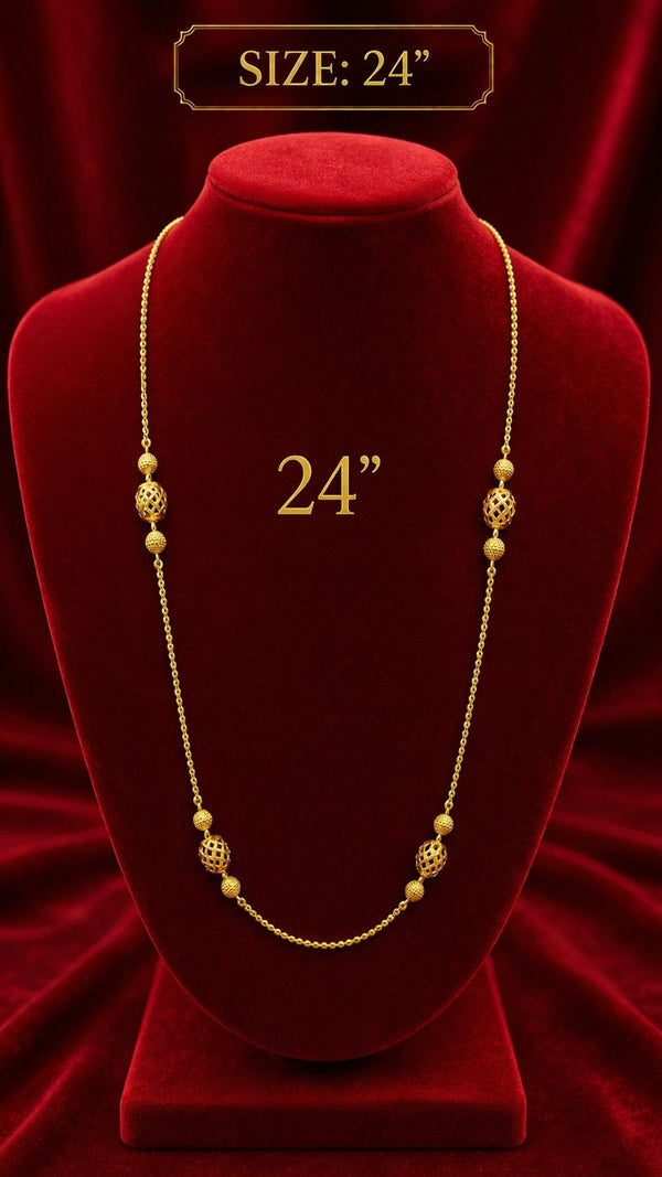 CHAIN 24(24K GOLD PLATED) D25