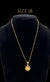 CHAIN PENDANT-18(24K Gold Plated) D37