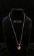 CHAIN PENDANT-18(24K Gold Plated) D38