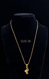 CHAIN PENDANT-18(24K Gold Plated) D39