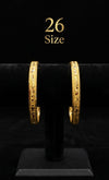 Bangles Gold Plated size 26 (24K) D31
