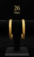Bangles Gold Plated size 26 (24K) D31