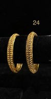 Bangles Gold Plated size 24 (24K) D35