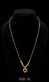 CHAIN PENDANT-18(24K Gold Plated) D40