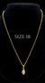CHAIN PENDANT-18(24K Gold Plated) D41