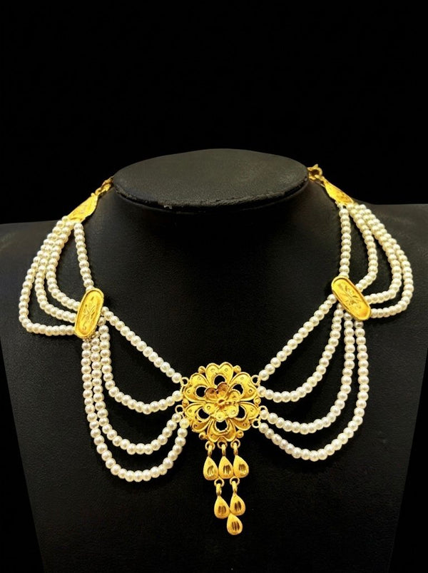 Pearl Necklaces-24K(Gold Plated) D2