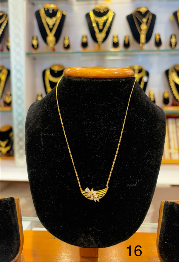 Chain Pendants-16(24K Gold Plated) D2