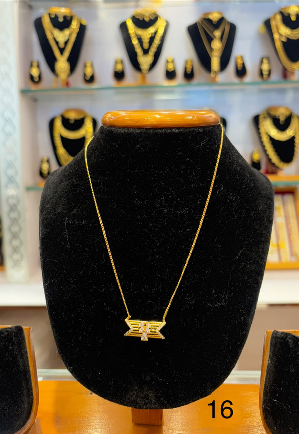 Chain Pendants-16(24K Gold Plated) D3