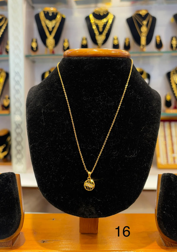 Chain Pendants-16(24K Gold Plated) D10