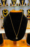 CHAIN PENDANT-18(24K Gold Plated) D52