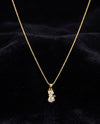 CHAIN PENDANT-18(24K Gold Plated) D58