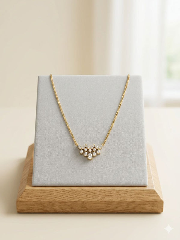 CHAIN PENDANT-18(24K Gold Plated) D67