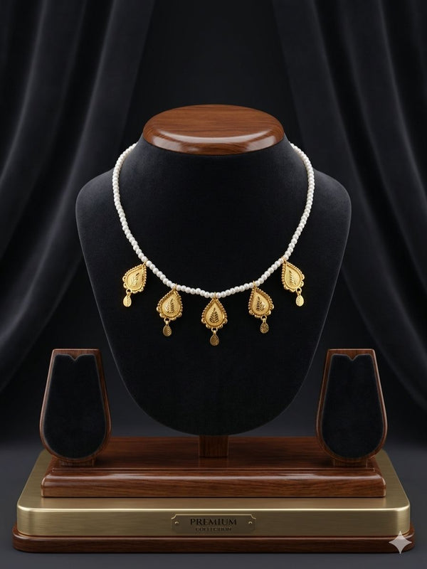 Pearl Necklaces-24K(Gold Plated) D57