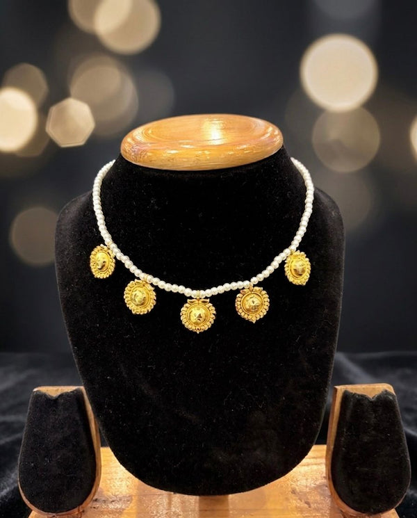 Pearl Necklaces-24K(Gold Plated) D58