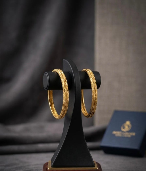 Bangles Gold Plated size 22 (24K) D12