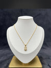 CHAIN PENDANT-18(24K Gold Plated) D75
