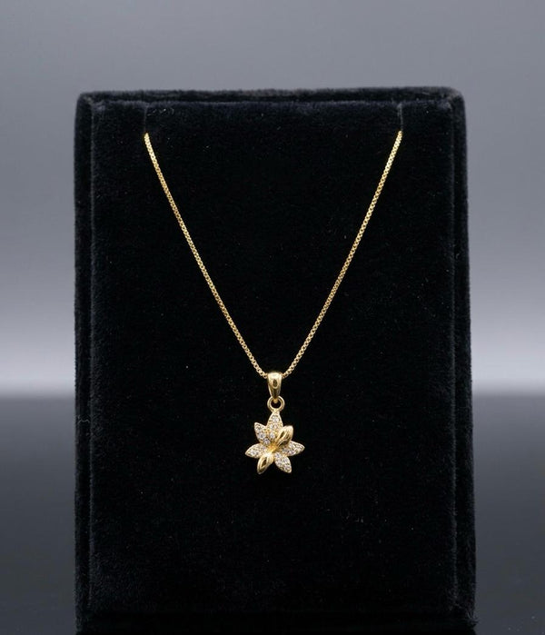 CHAIN PENDANT-18(24K Gold Plated) D77