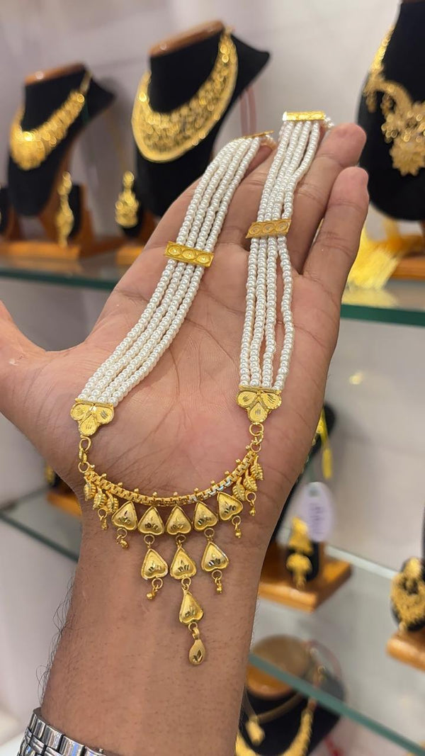 Pearl Shitahars-24k(Gold Plated) D128