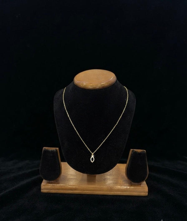 CHAIN PENDANT-18(24K Gold Plated) D81