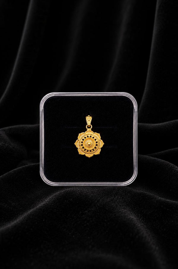 PENDANT (24K GOLD PLATED ) D12