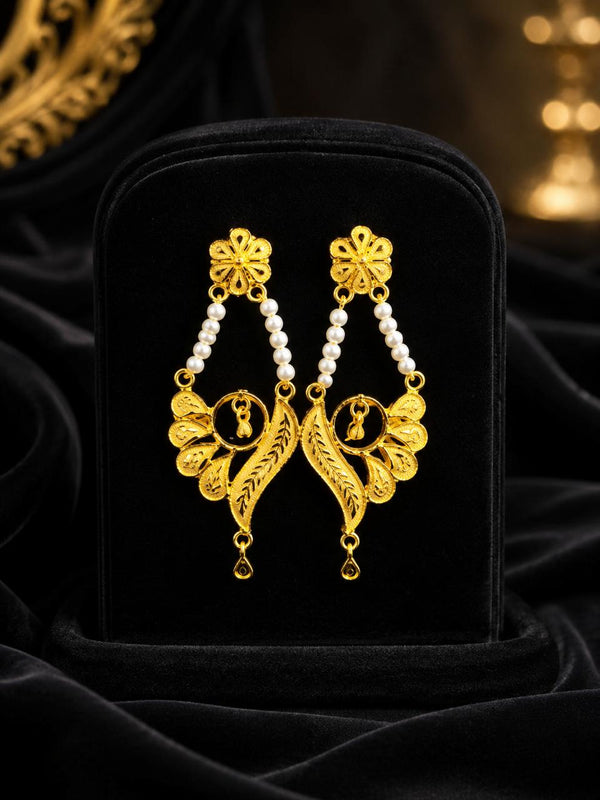 Pearl Earring (24k Gold Plated ) D8