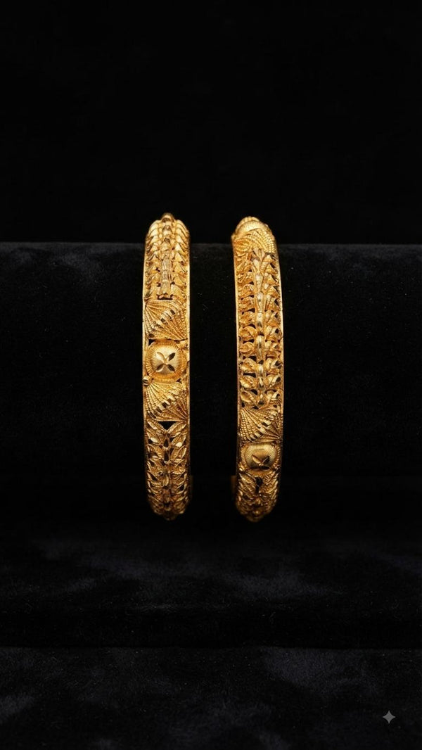 Bangles Gold Plated size 22 (24K)