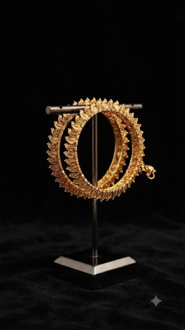KONKONBANGLES GOLD PLATED D15 size 26