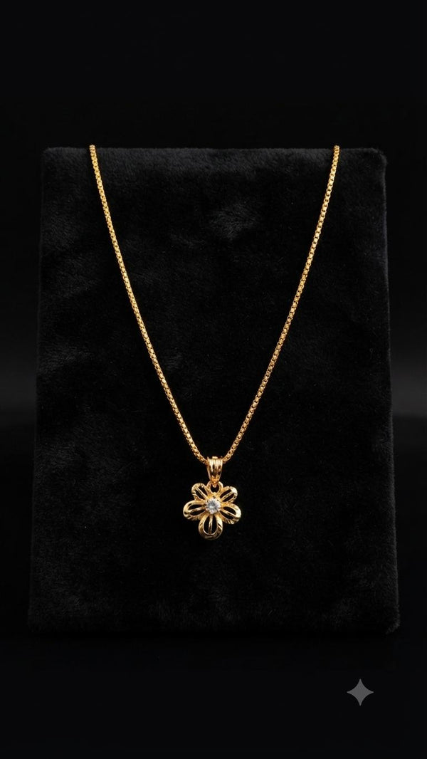 CHAIN PENDANT-18(24K Gold Plated) D83