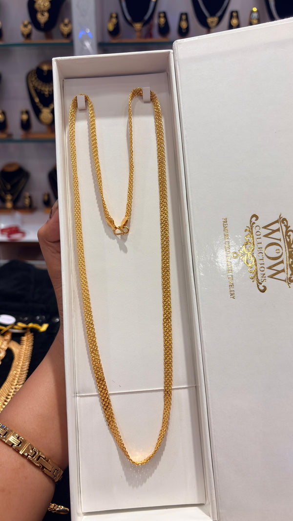CHAIN SIZE 30 (24K GOLD PLATED ) D5