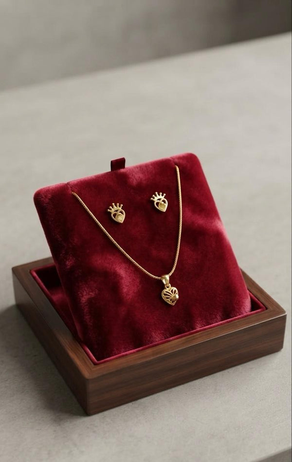 CHAIN PENDANT-18(24K Gold Plated) D91