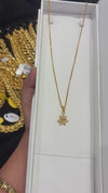 CHAIN PENDANT-18(24K Gold Plated) D77