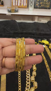 Bangles Gold Plated size 22 (24K) D12