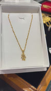 CHAIN PENDANT-18(24K Gold Plated) D64