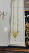 Pearl tie Chain Pendant D21