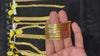Bangles Gold Plated size 22 (24K) D14