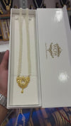 Pearl tie Chain Pendant D21